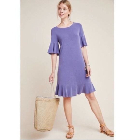 Anthropologie Dresses & Skirts - Anthropologie Averil Flounce Ruffle Dress Medium